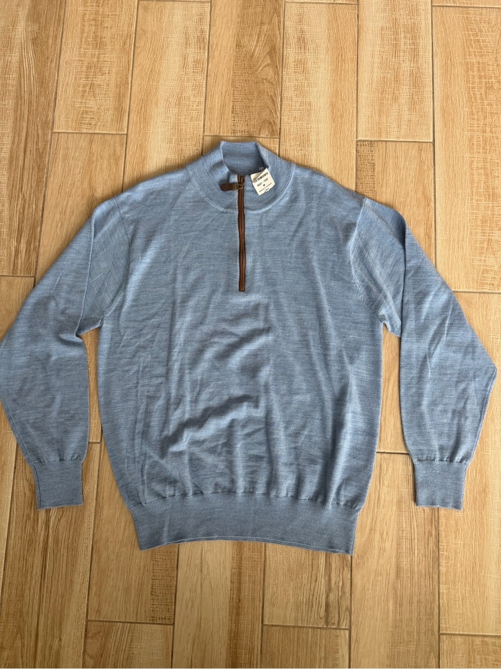 Orvis Merino Wool 1/4 Zip Sweater Size M NWT